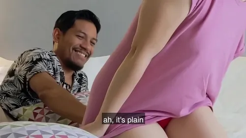 Demi-frère baise sa demi-sœur black dans chambre hôtel